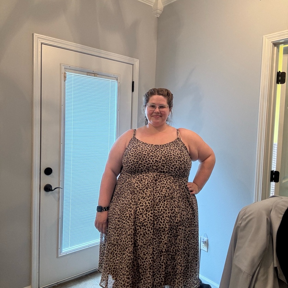 Torrid Leopard Print Mini Dress